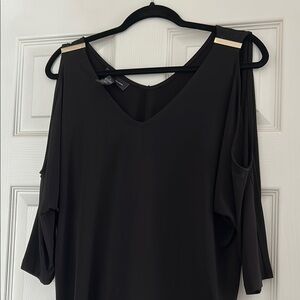 INC Elegant Black Women's Top. Super Flattering!